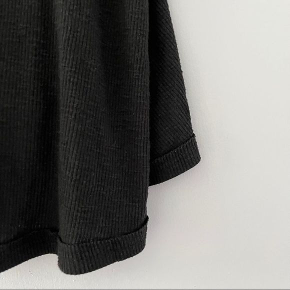 Free People - Black Waffle Knit Tank Top Size XS - Picture 3 of 6